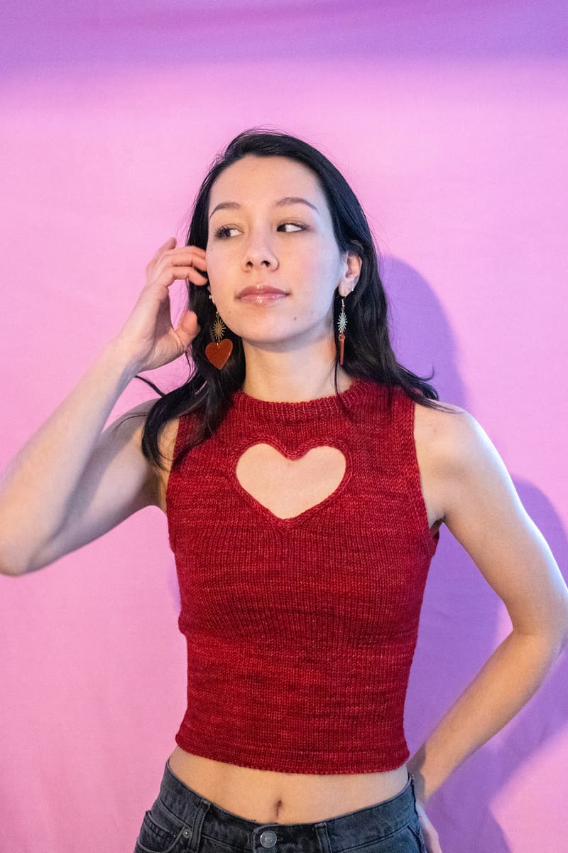 Heartless Top by Midsummer Knits